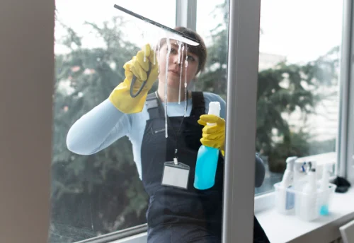 Nettoyage de vitres intérieures et extérieures à Dunières